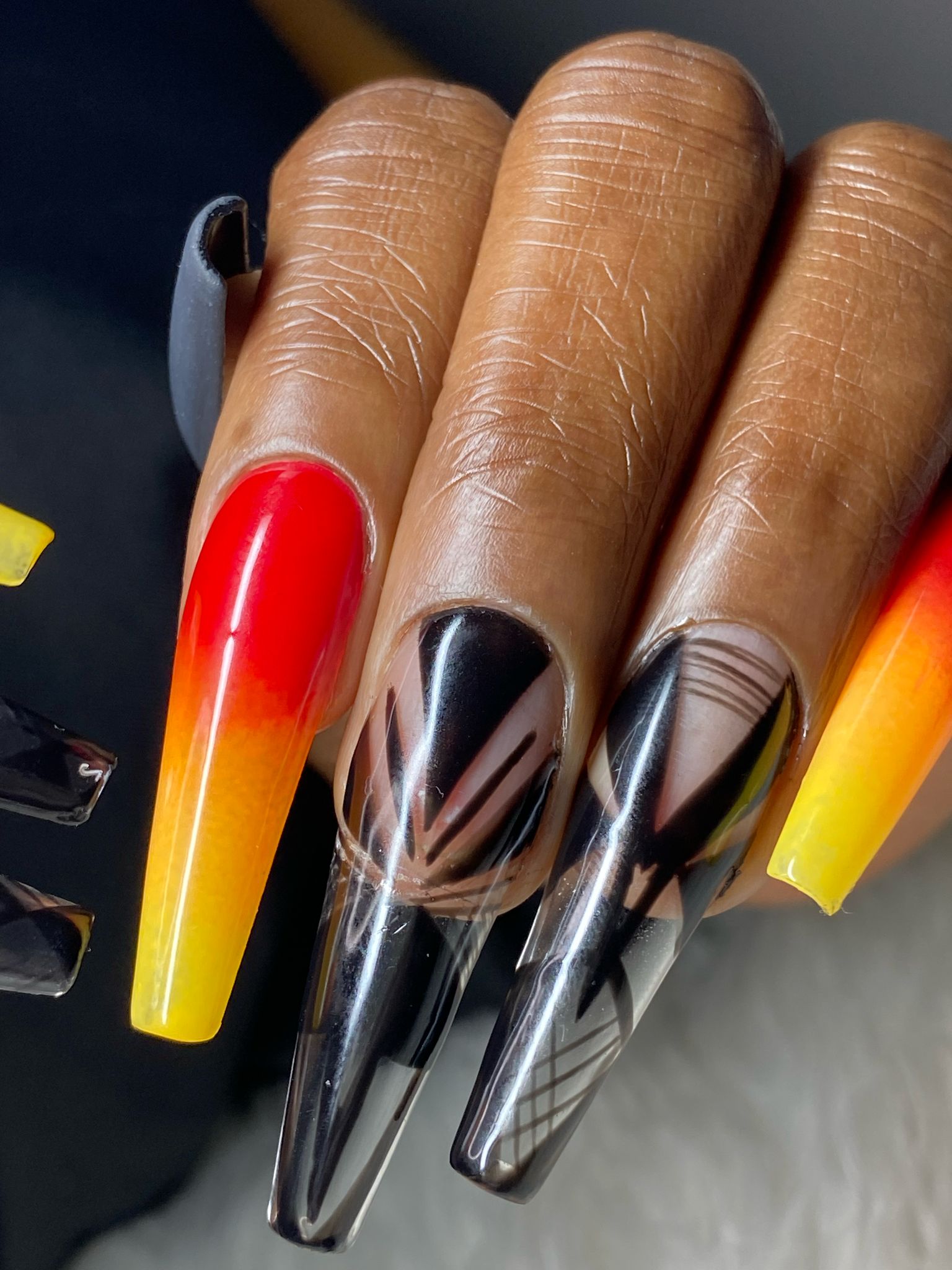Nail art mains