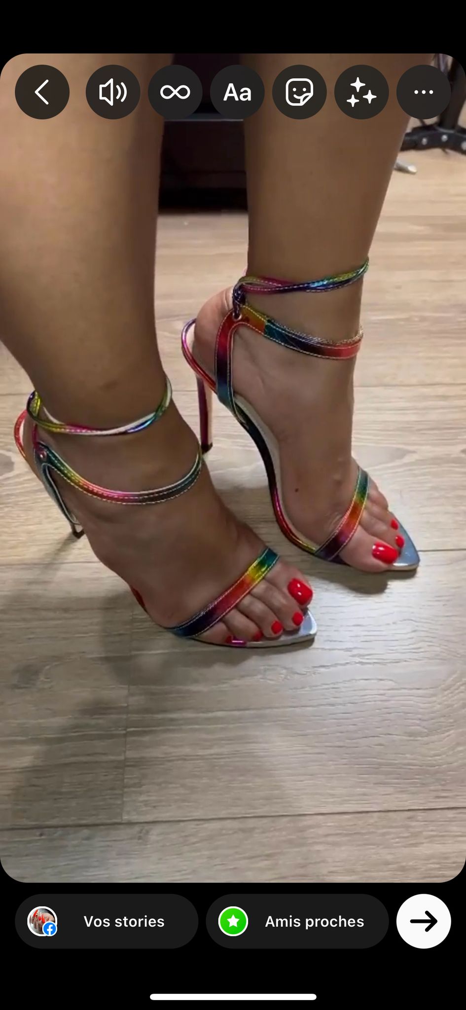 Nail art pieds